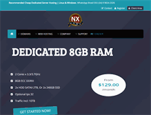 Tablet Screenshot of nxhost.net